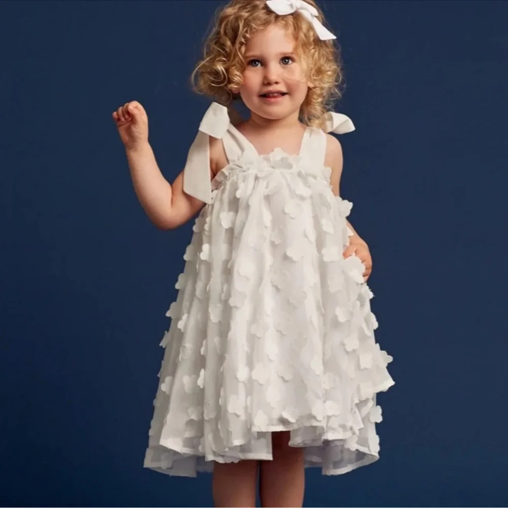 Chloe and Amelie in the meadows dress - rose petal